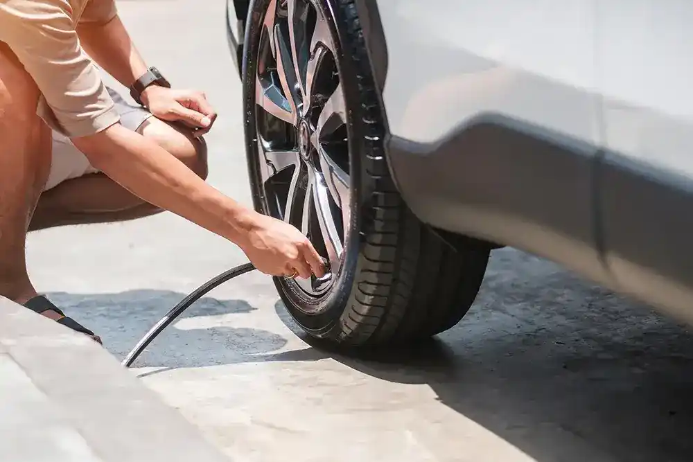 Check tyre pressure